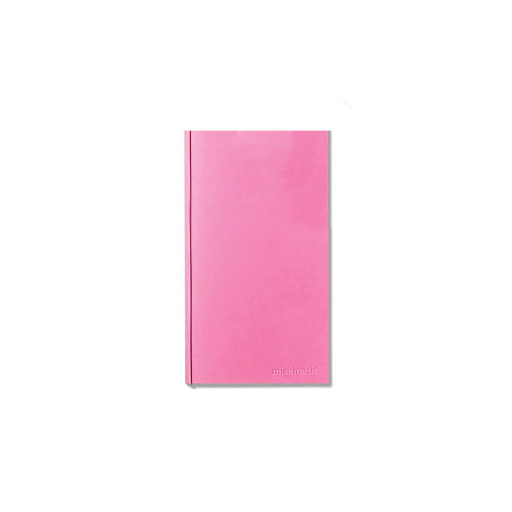 Log notebook refills - mishmash - Watercolour, Pink, 12 x 22 cm, 64 pages