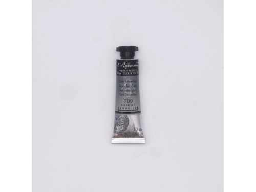 Farba akwarelowa l’Aquarelle - Sennelier - 709, Sennelier Grey, 10 ml