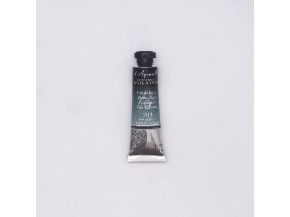 Farba akwarelowa l’Aquarelle - Sennelier - 703, Payne's Grey, 10 ml