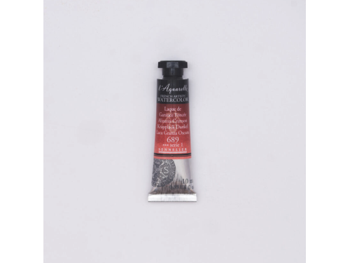 l’Aquarelle watercolor paint - Sennelier - 689, Alizarin Crimson, 10 ml