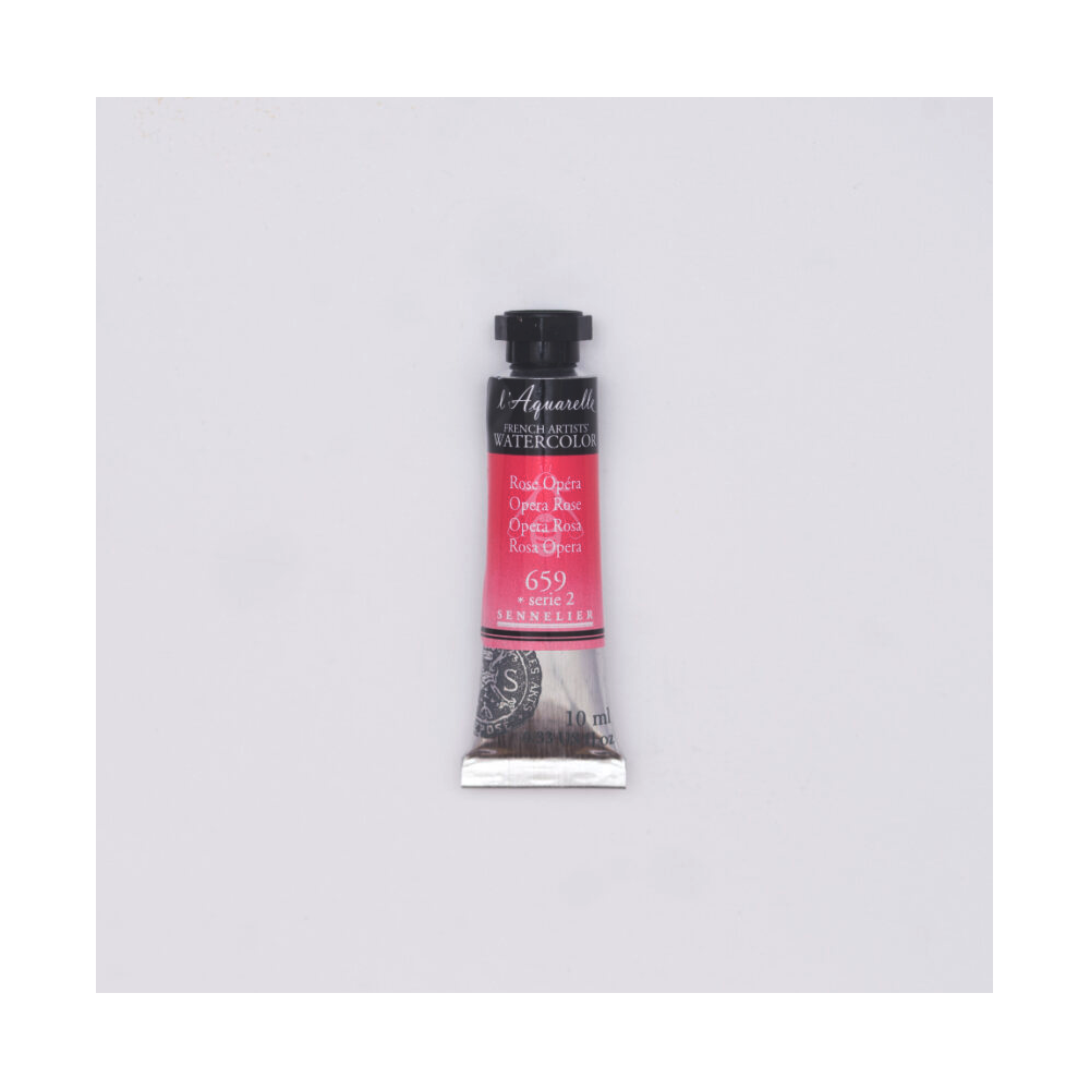 l’Aquarelle watercolor paint - Sennelier - 659, Opera Rose, 10 ml
