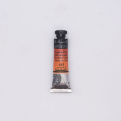 l’Aquarelle watercolor paint - Sennelier - 645, Chinese Orange, 10 ml