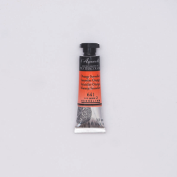 l’Aquarelle watercolor paint - Sennelier - 641, Sennelier Orange, 10 ml