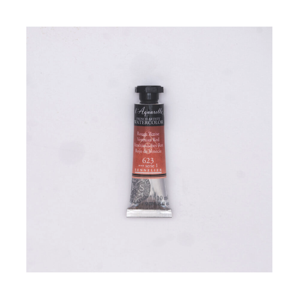l’Aquarelle watercolor paint - Sennelier - 623, Venetian Red, 10 ml