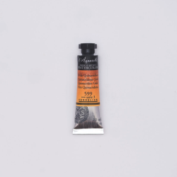 l’Aquarelle watercolor paint - Sennelier - 599, Quinacridone Gold, 10 ml