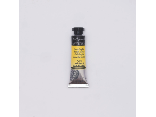 Farba akwarelowa l’Aquarelle - Sennelier - 587, Yellow Sophie, 10 ml