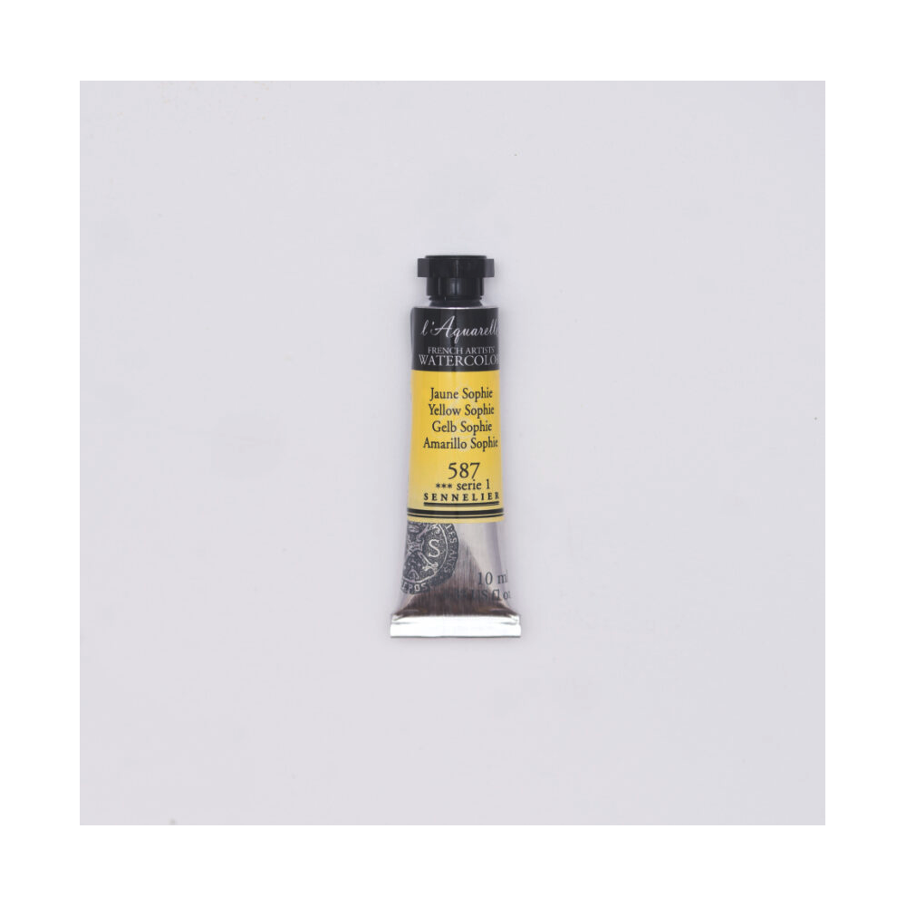l’Aquarelle watercolor paint - Sennelier - 587, Yellow Sophie, 10 ml