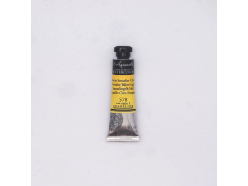 l’Aquarelle watercolor paint - Sennelier - 578, Sennelier Yellow Light, 10 ml