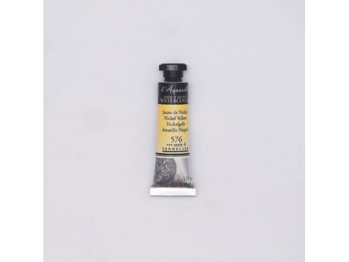 l’Aquarelle watercolor paint - Sennelier - 576, Nickel Yellow, 10 ml