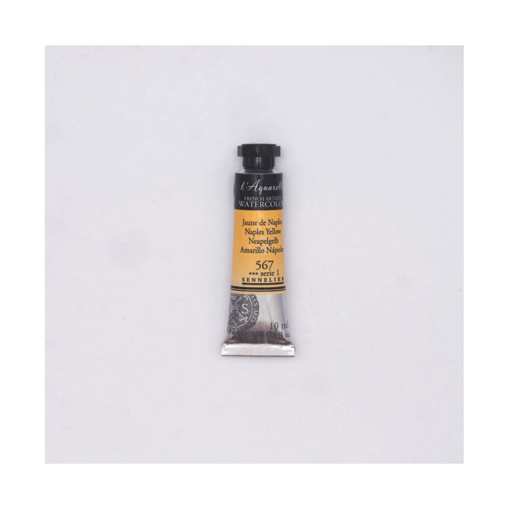 l’Aquarelle watercolor paint - Sennelier - 567, Naples Yellow, 10 ml