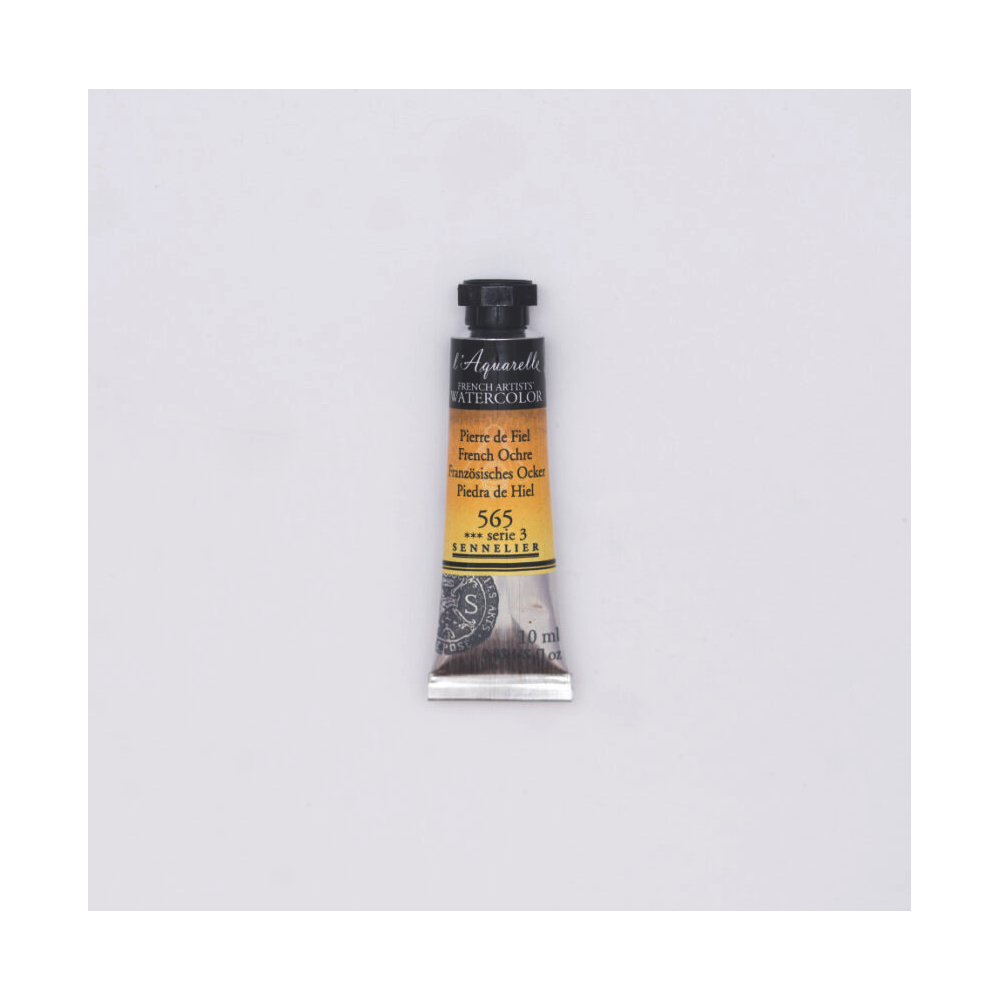 Farba akwarelowa l’Aquarelle - Sennelier - 565, French Ochre, 10 ml