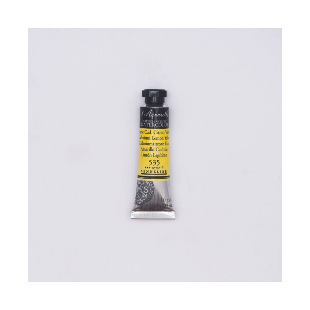 l’Aquarelle watercolor paint - Sennelier - 535, Cadmium Lemon Yellow, 10 ml