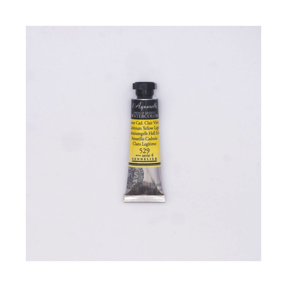 l’Aquarelle watercolor paint - Sennelier - 529, Cadmium Yellow Light, 10 ml