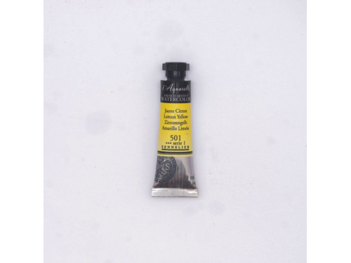 l’Aquarelle watercolor paint - Sennelier - 501, Lemon Yellow, 10 ml