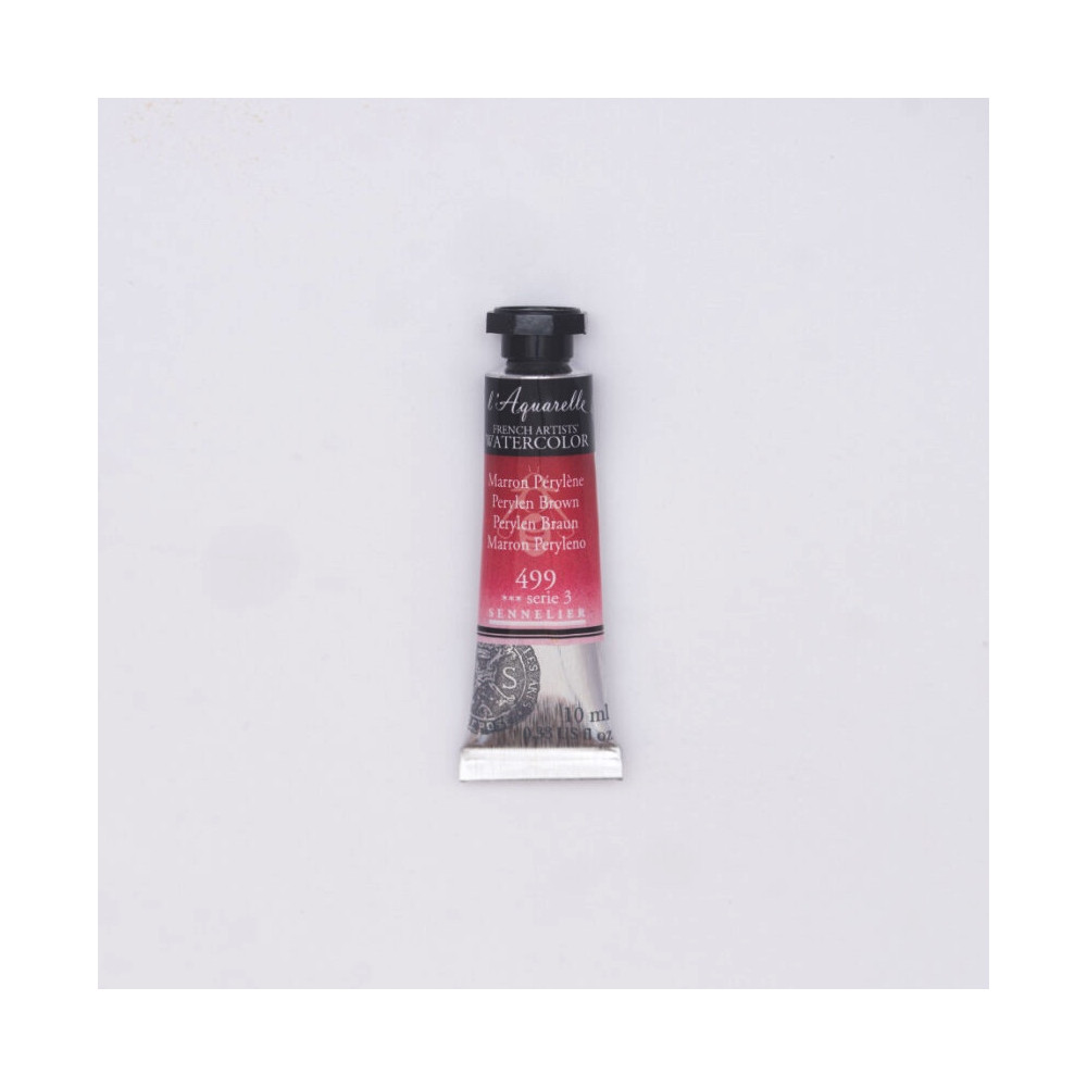l’Aquarelle watercolor paint - Sennelier - 499, Perylen Brown, 10 ml