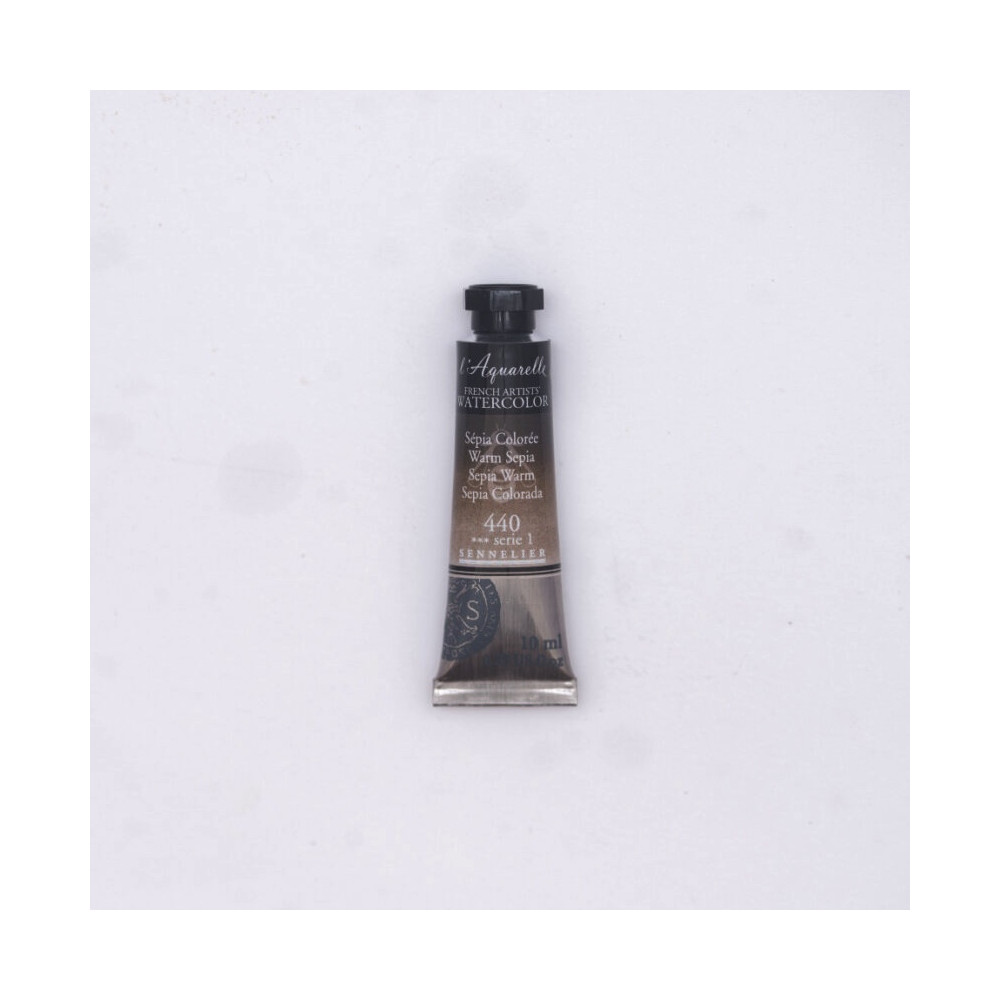 Farba akwarelowa l’Aquarelle - Sennelier - 440, Warm Sepia, 10 ml