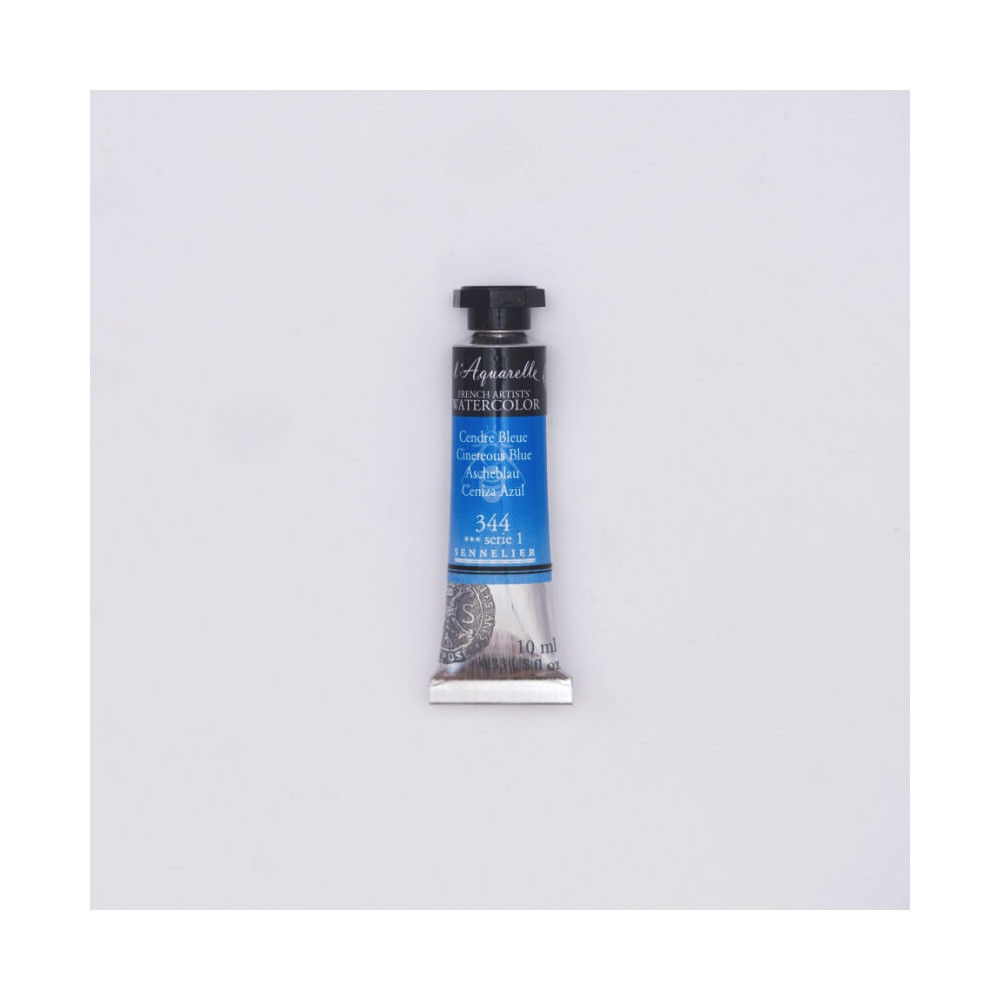 l’Aquarelle watercolor paint - Sennelier - 344, Cinereous Blue, 10 ml