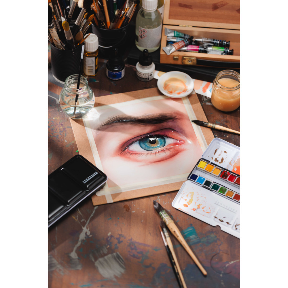 l’Aquarelle watercolor paint - Sennelier - 315, Ultramarine Deep, 10 ml