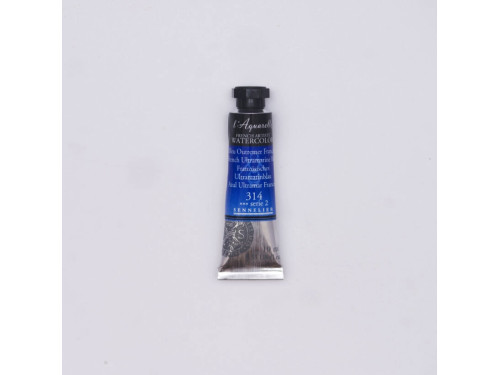 l’Aquarelle watercolor paint - Sennelier - 314, French Ultramarine Blue, 10 ml