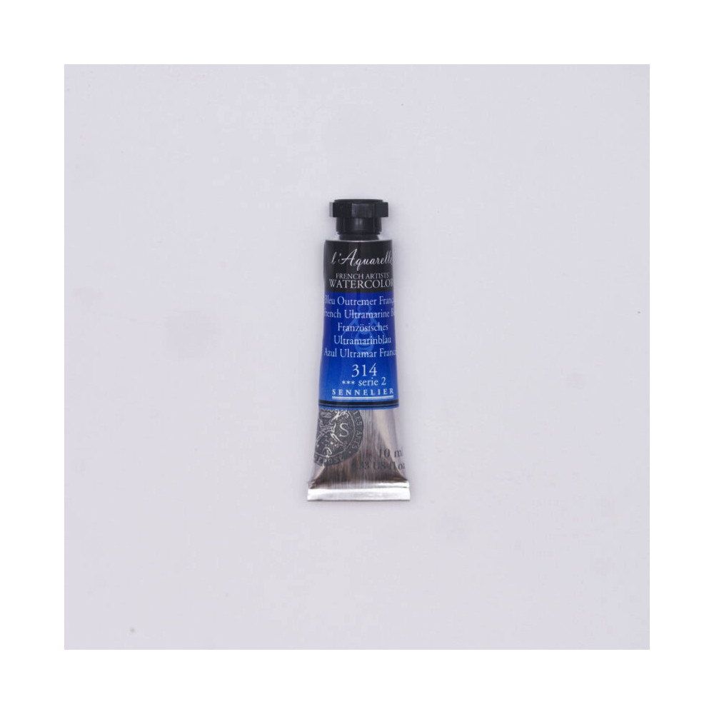 Farba akwarelowa l’Aquarelle - Sennelier - 314, French Ultramarine Blue, 10 ml