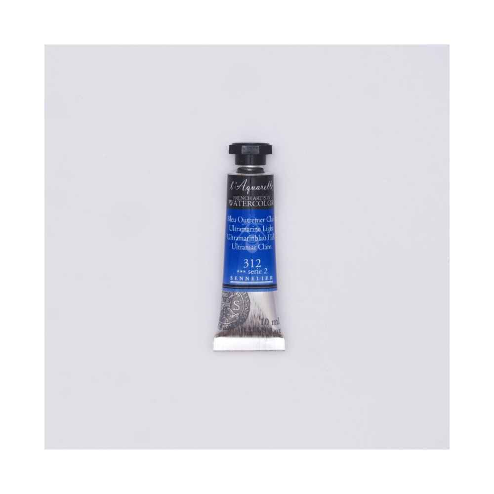l’Aquarelle watercolor paint - Sennelier - 312, Ultramarine Light, 10 ml