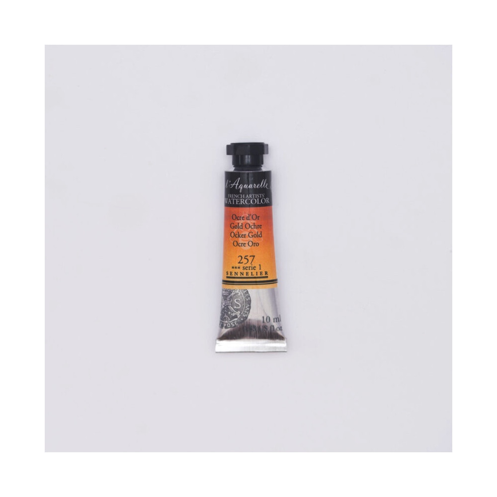 Farba akwarelowa l’Aquarelle - Sennelier - 257, Gold Ochre, 10 ml