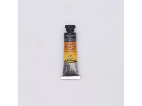 l’Aquarelle watercolor paint - Sennelier - 254, Light Yellow Ochre, 10 ml