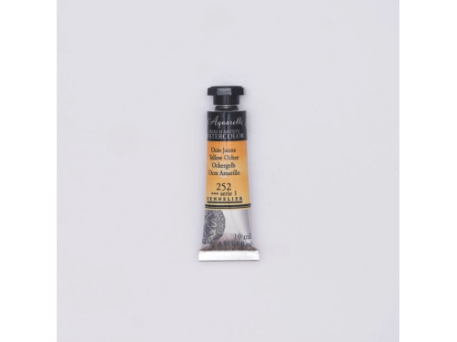 l’Aquarelle watercolor paint - Sennelier - 252, Yellow Ochre, 10 ml
