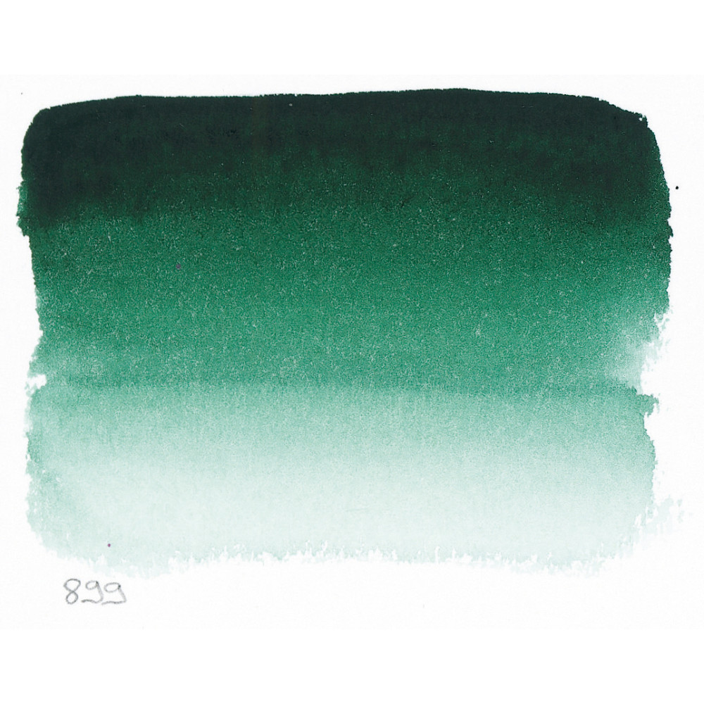 l’Aquarelle watercolor paint half pan - Sennelier - 899, Forest Green