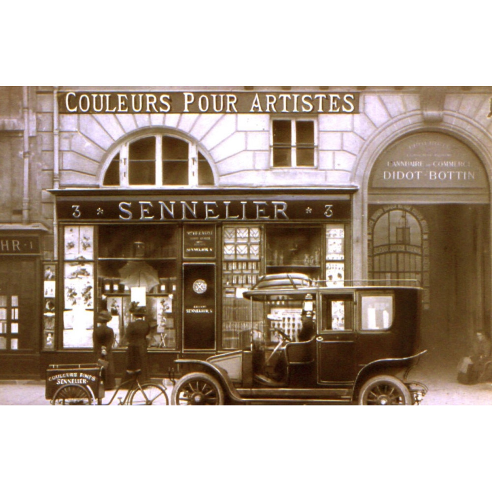 Farba akwarelowa w półkostce l’Aquarelle - Sennelier - 847, Emerald Green