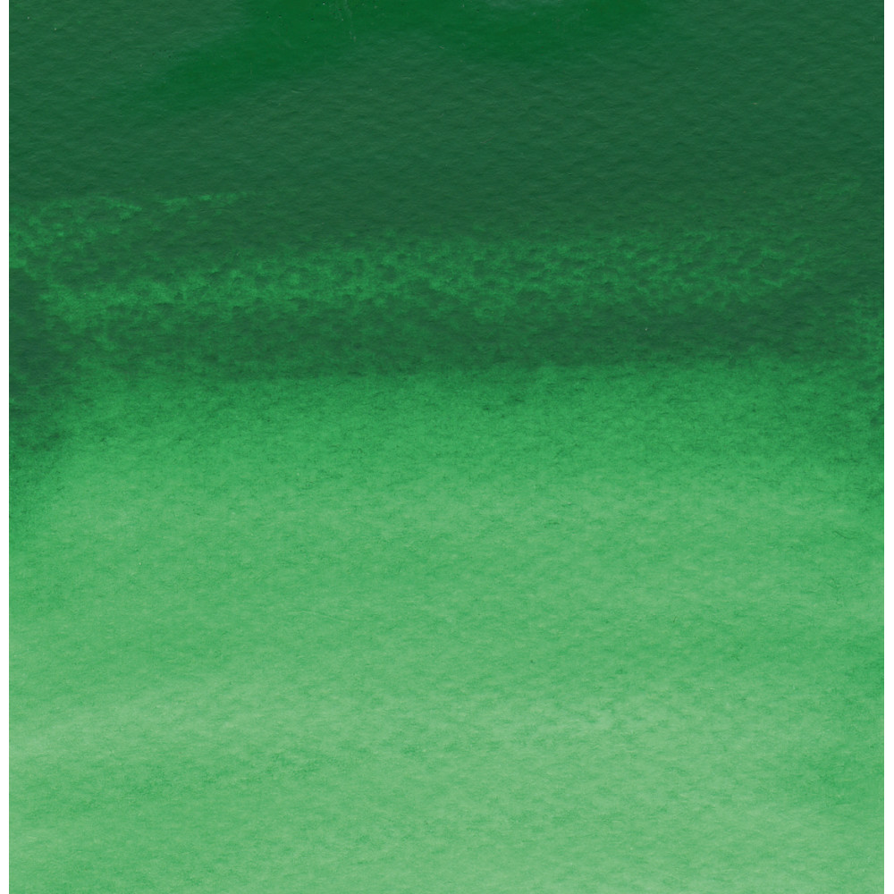 l’Aquarelle watercolor paint half pan - Sennelier - 823, Cadmium Green Light