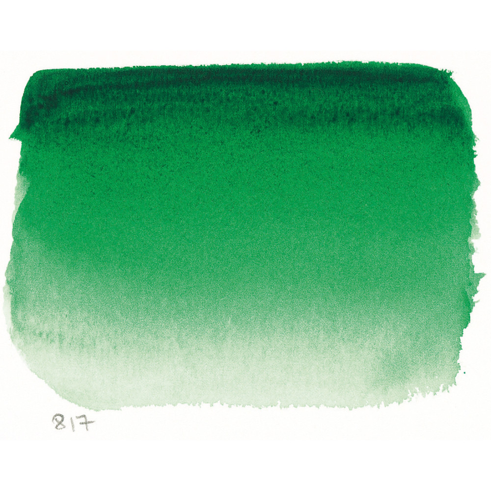 Farba akwarelowa w półkostce l’Aquarelle - Sennelier - 817, Sennelier Green
