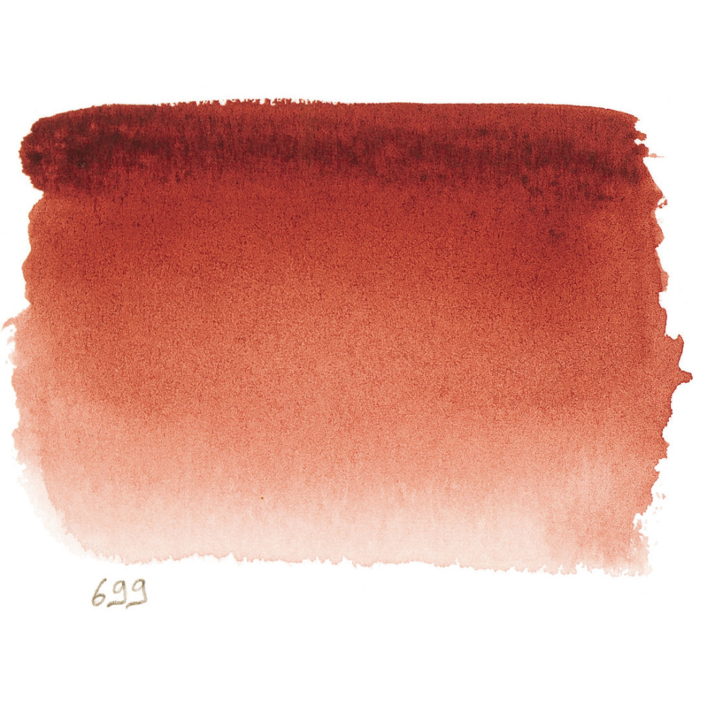l’Aquarelle watercolor paint half pan - Sennelier - 699, Permanent Alizarin Crimson Deep