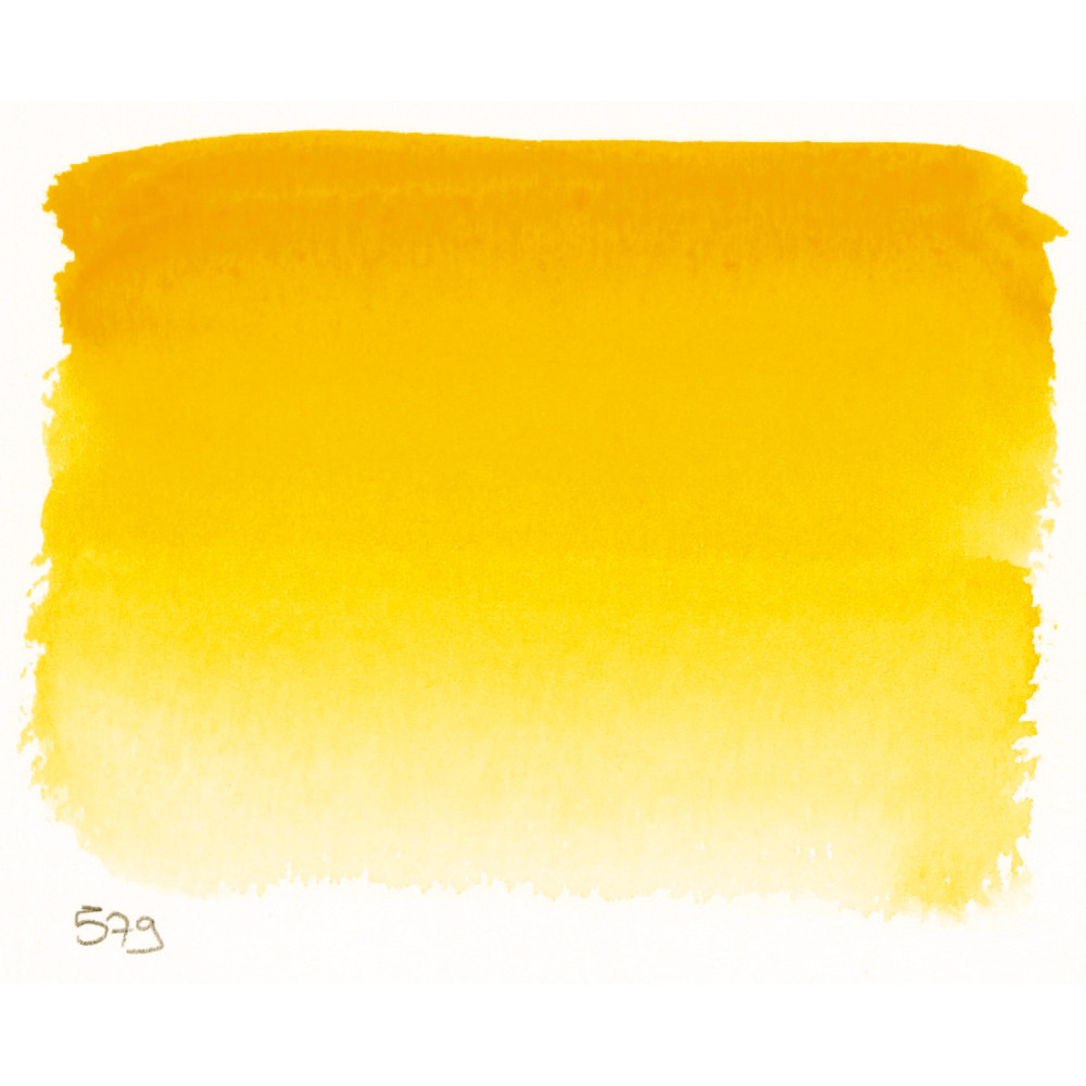 Farba akwarelowa w półkostce l’Aquarelle - Sennelier - 579, Sennelier Yellow Deep