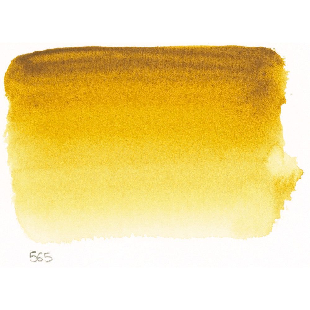l’Aquarelle watercolor paint half pan - Sennelier - 565, French Ochre