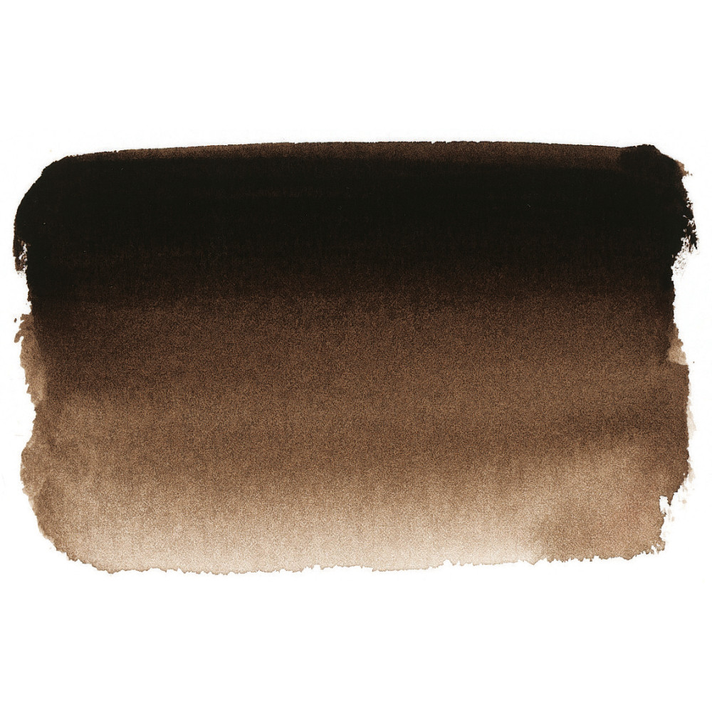 Farba akwarelowa w półkostce l’Aquarelle - Sennelier - 435, Transparent Brown