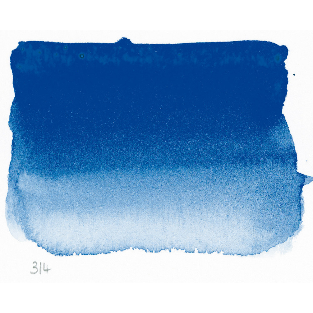Farba akwarelowa w półkostce l’Aquarelle - Sennelier - 314, French Ultramarine Blue
