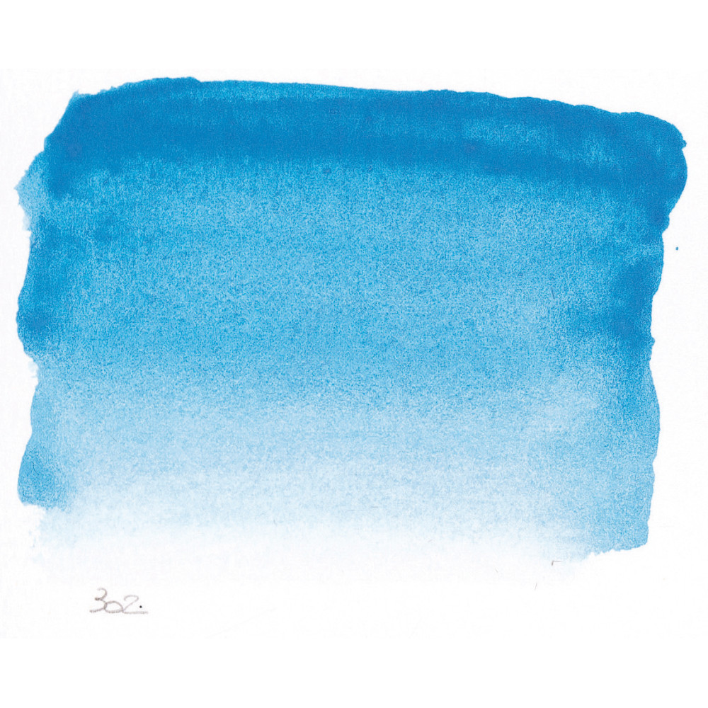 l’Aquarelle watercolor paint half pan - Sennelier - 302, Cerulean Blue