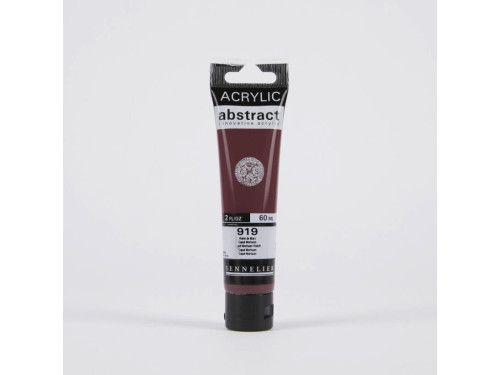 Abstract acrylic paint - Sennelier - 919, Caput Mortuum Violet, 60 ml