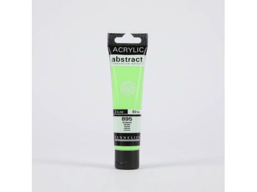 Abstract acrylic paint - Sennelier - 895, Fluorescent Green, 60 ml