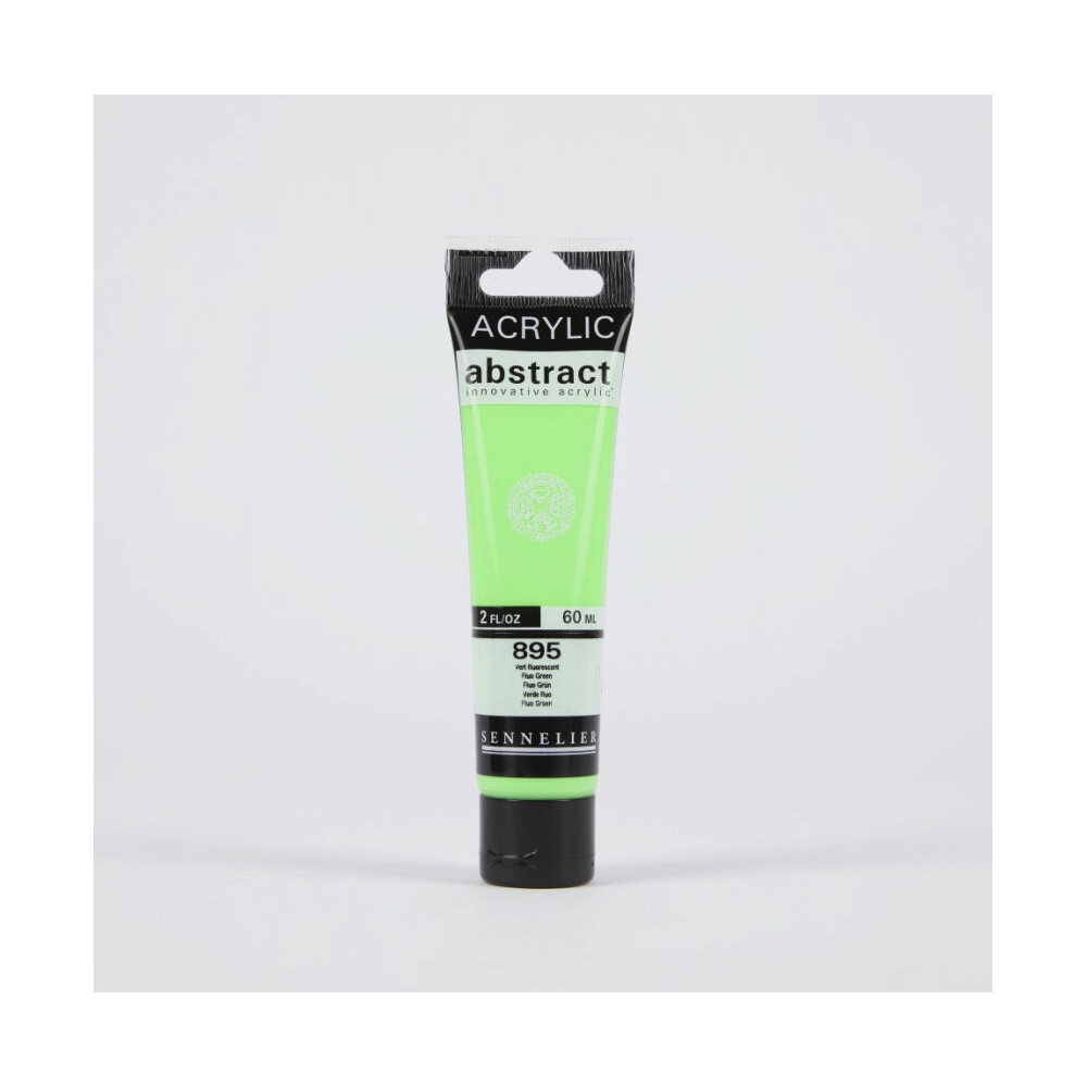 Farba akrylowa Abstract - Sennelier - 895, Fluorescent Green, 60 ml