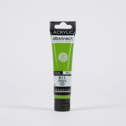 Abstract acrylic paint - Sennelier - 811, Permanent Green Light, 60 ml