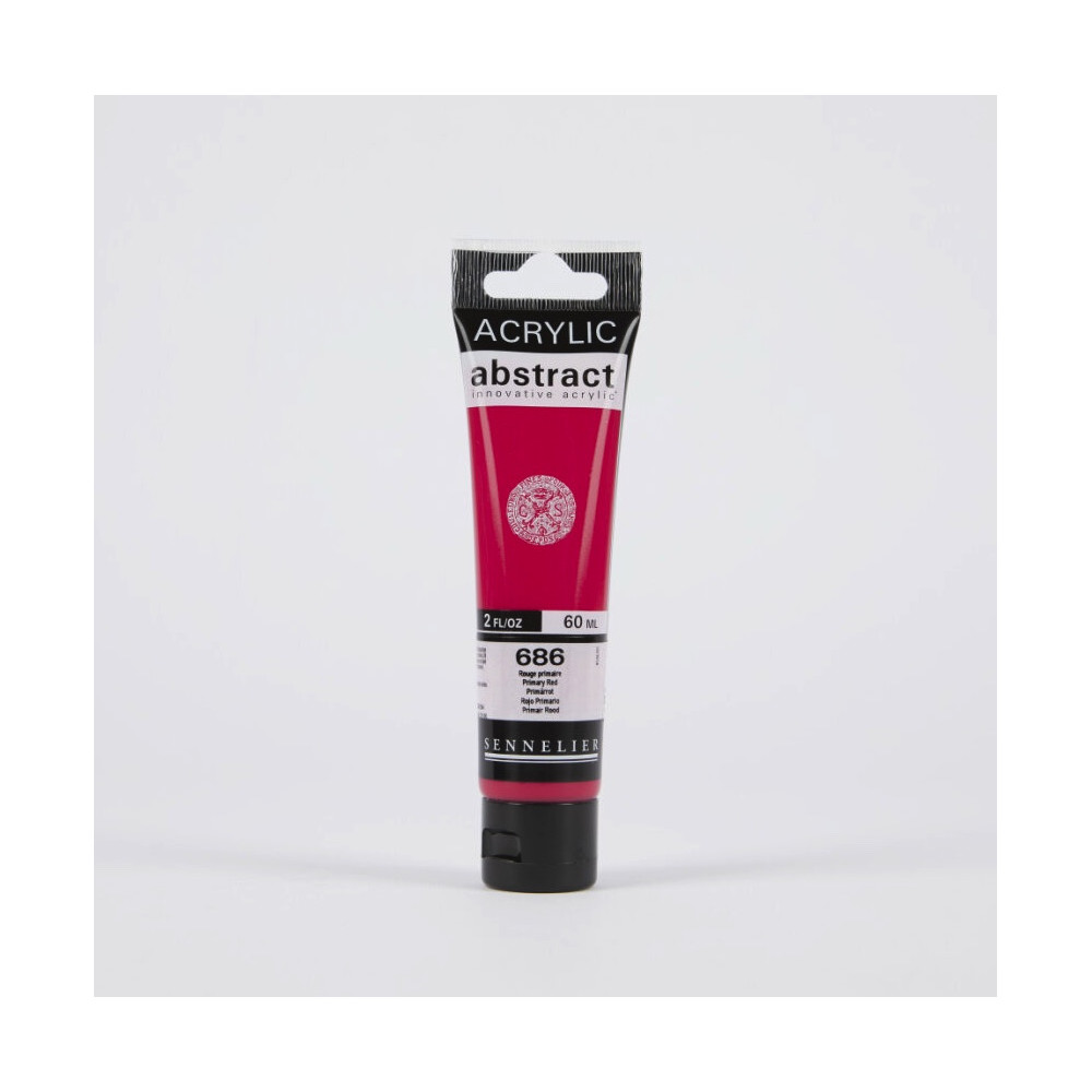 Abstract acrylic paint - Sennelier - 686, Primary Red, 60 ml
