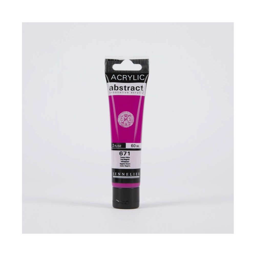 Abstract acrylic paint - Sennelier - 671, Deep Magenta, 60 ml