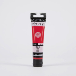Abstract acrylic paint - Sennelier - 674, Vermilion, 60 ml