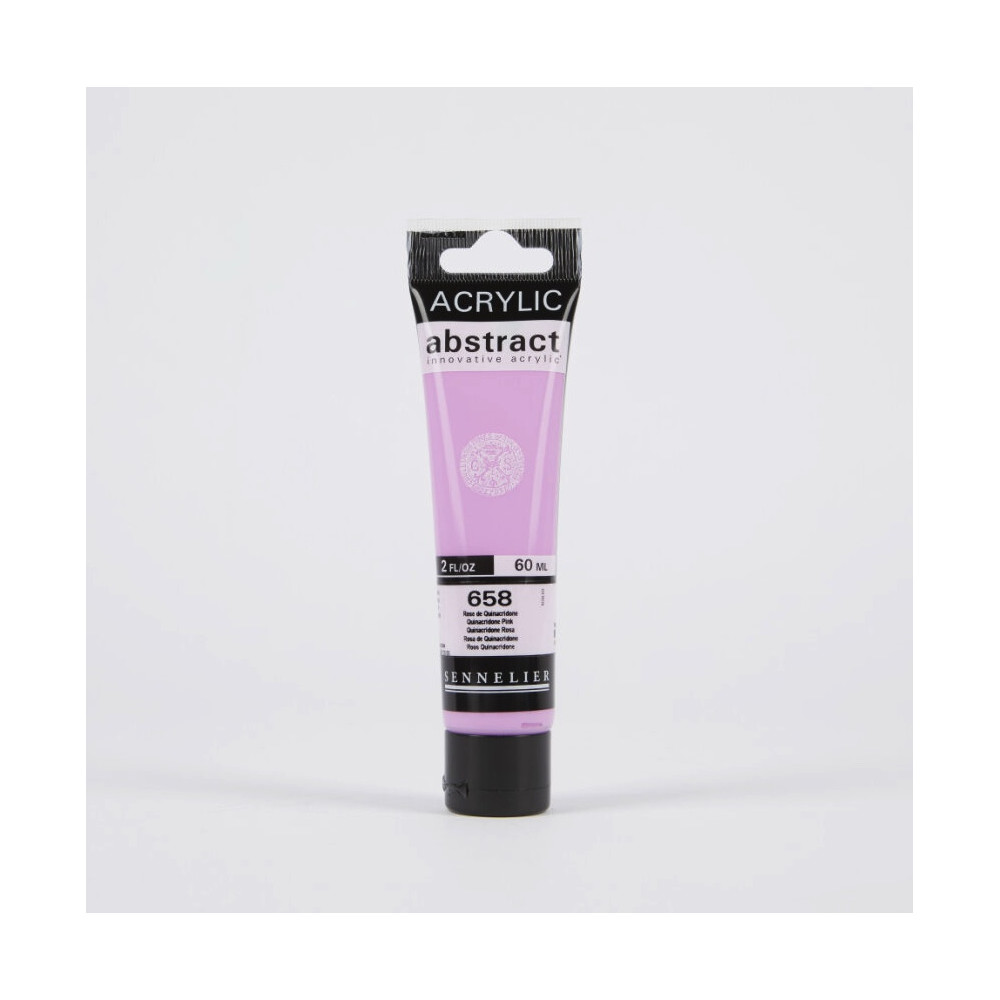 Farba akrylowa Abstract - Sennelier - 658, Quinacridone Pink, 60 ml