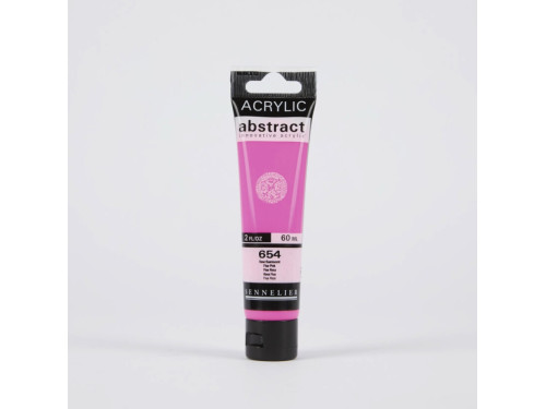 Abstract acrylic paint - Sennelier - 654, Fluorescent Pink, 60 ml