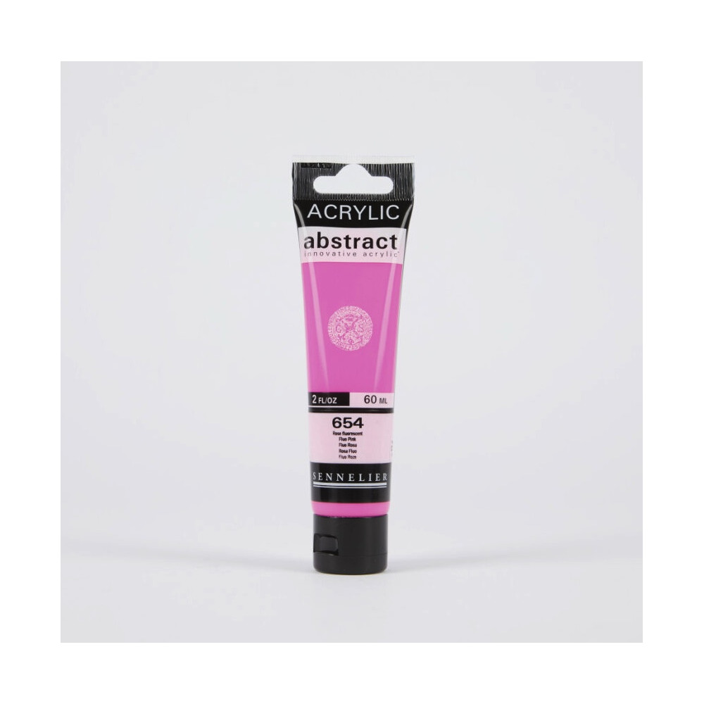 Farba akrylowa Abstract - Sennelier - 654, Fluorescent Pink, 60 ml