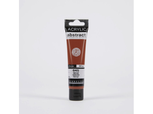 Abstract acrylic paint - Sennelier - 645, Chinese Orange, 60 ml