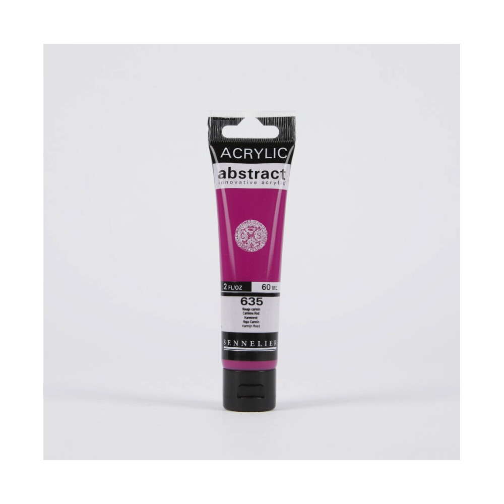 Abstract acrylic paint - Sennelier - 635, Carmine Red, 60 ml